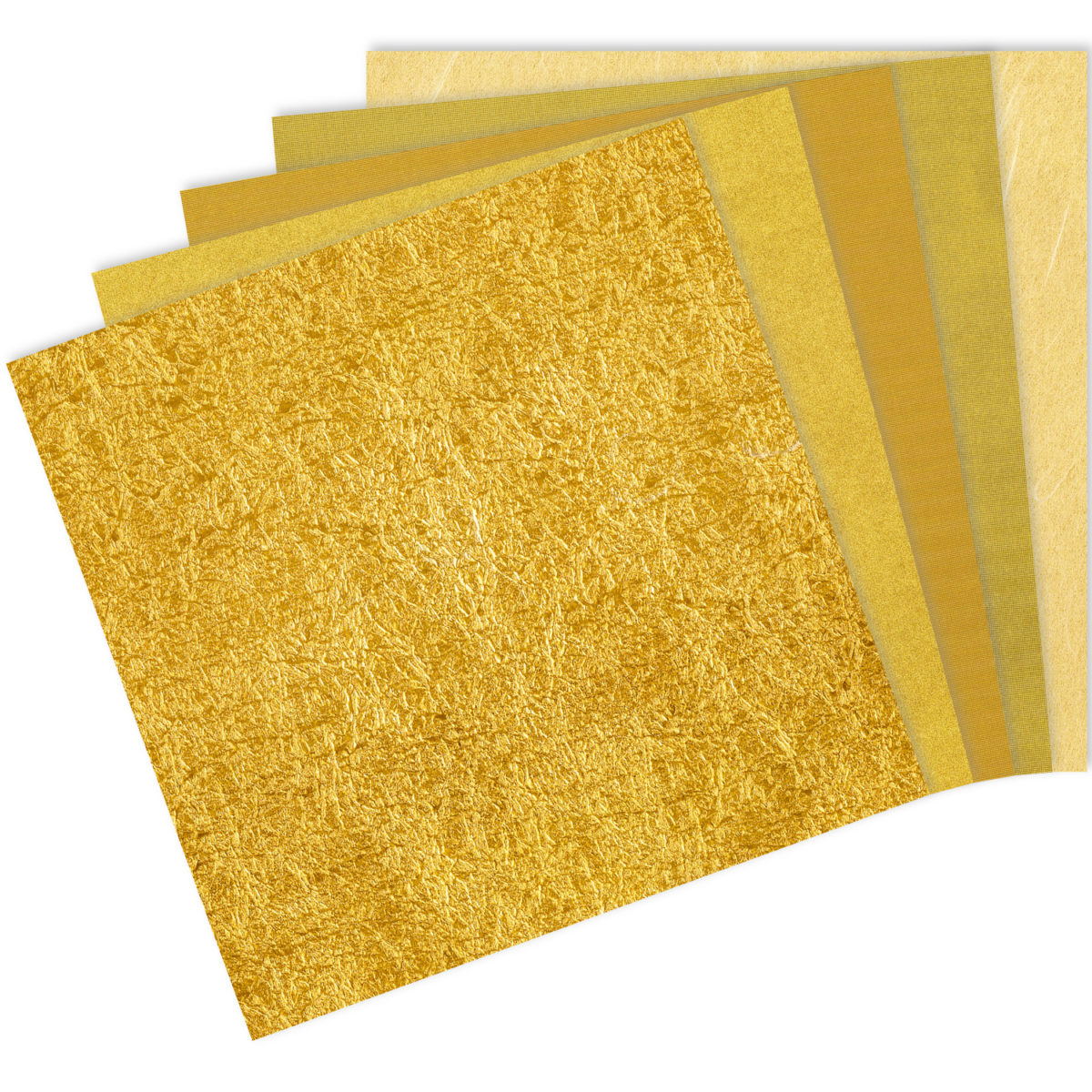 328g(外装込み)1300枚相当】新光箔 特選 親和箔 金箔 多色 セット 新光 